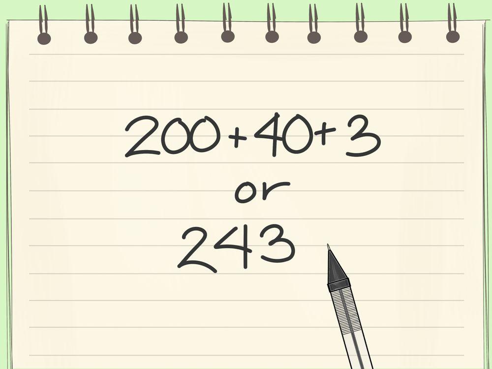 Convert expanded form