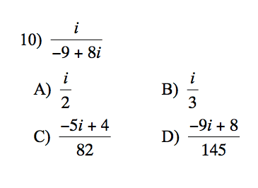 Complex Numbers: Simplify and Solve